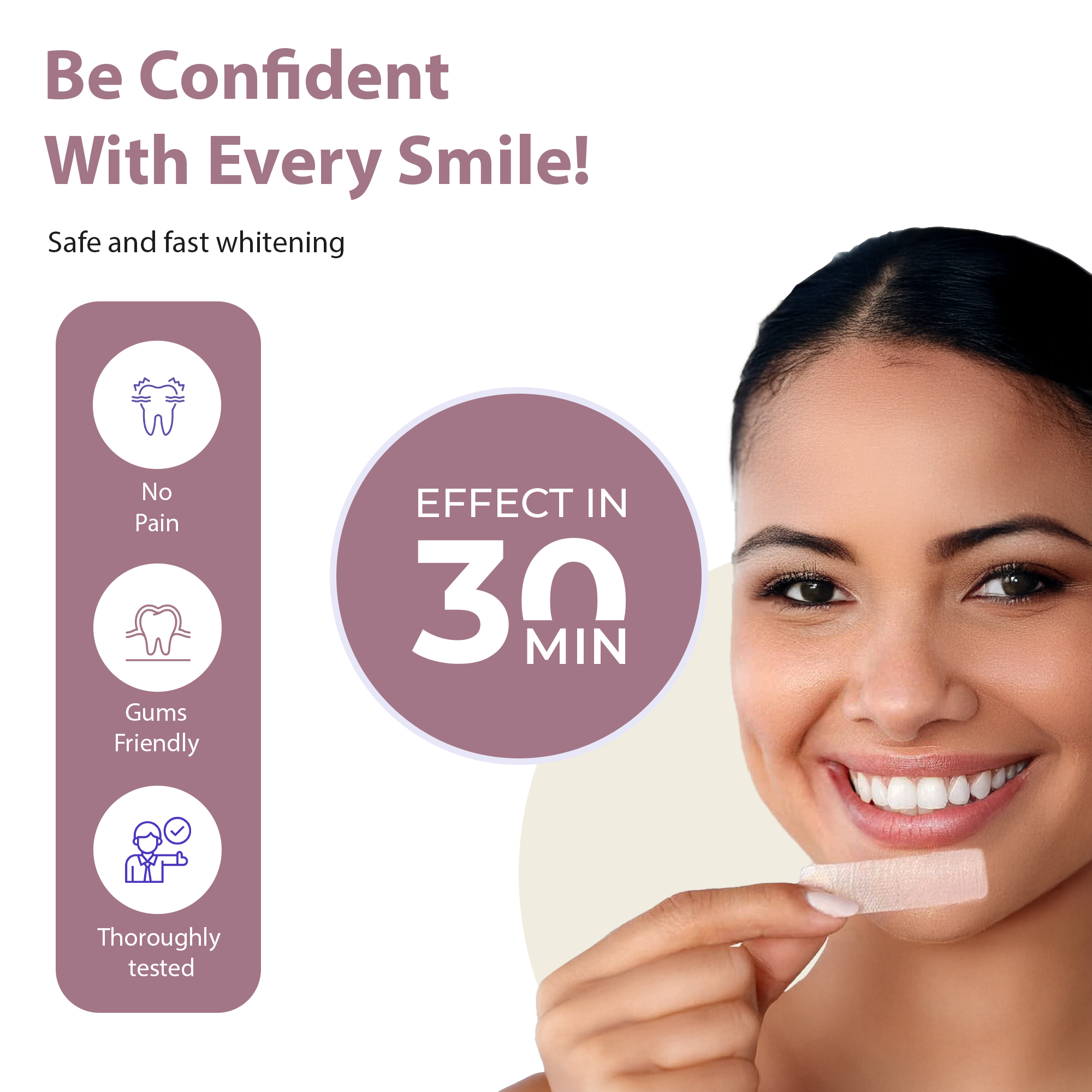 Teeth Whitening Strips - 60pcs